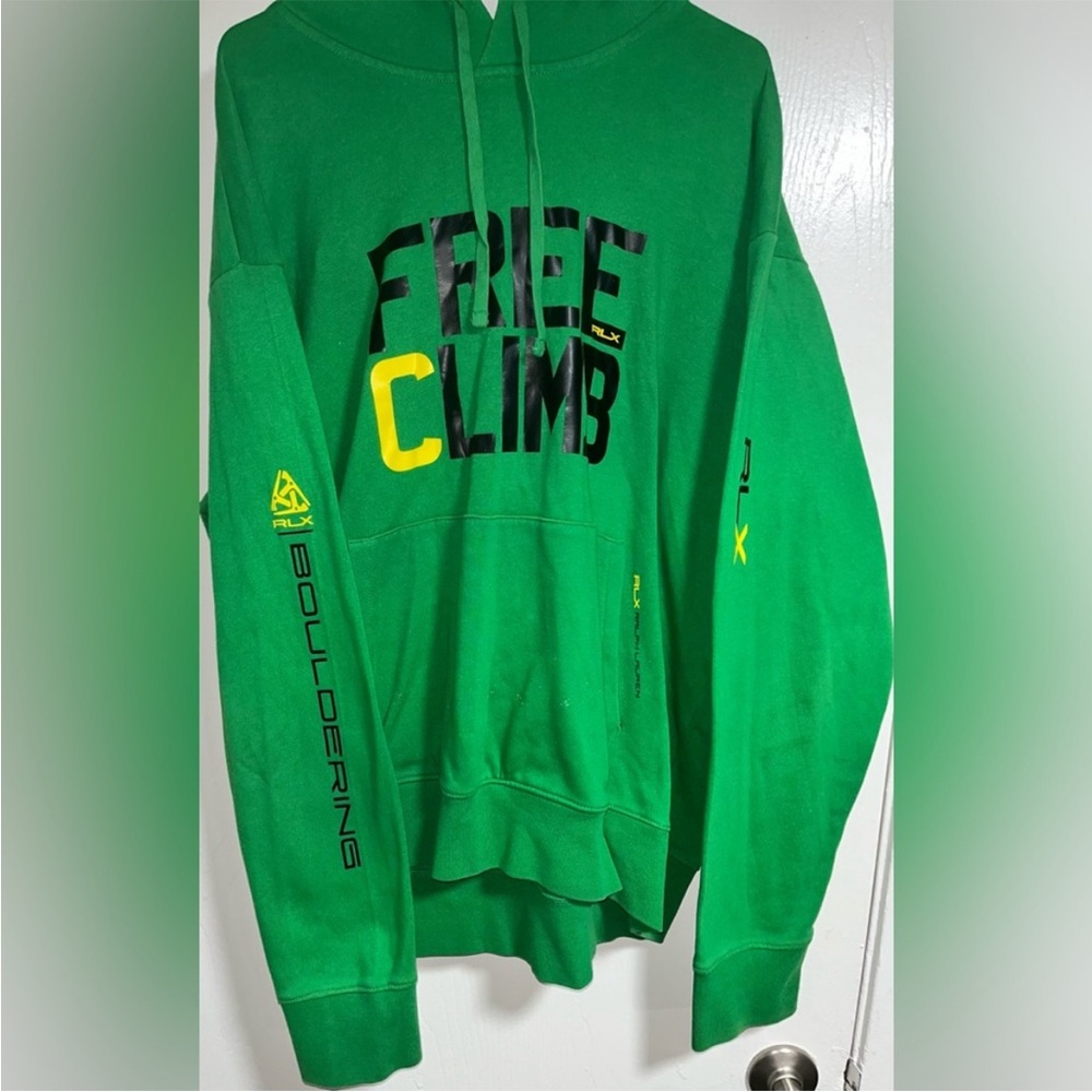Ralph Lauren RLX Emerald Green hoodie
